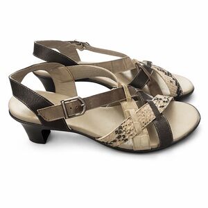 Munro American Leather Sandals – Women’s Size 7 – Comfort Heel